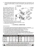 Предварительный просмотр 6 страницы Bakers Pride VH-1620-E1 Installation And Operating Instructions Manual