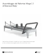 Предварительный просмотр 67 страницы Balanced Body Allegro 2 Reformer Assembling Manual