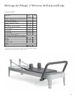 Предварительный просмотр 107 страницы Balanced Body Allegro 2 Reformer Assembling Manual