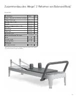 Предварительный просмотр 139 страницы Balanced Body Allegro 2 Reformer Assembling Manual