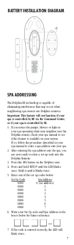 Preview for 7 page of Balboa Dolphin III Manual