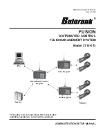 Balcrank FUSION 3110-013 Administration Setup Manual preview