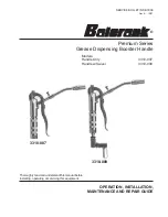 Balcrank Premium Series Operation, Installation, Maintenance And Repair Manual preview