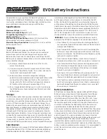 Предварительный просмотр 1 страницы Ballistic EVO Instructions