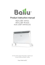 Ballu NCK-2.0EF-WHITE Product Instruction Manual preview