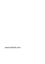 Предварительный просмотр 2 страницы Balluff BCM R16E-004-CI01-S4 Series Configuration Manual