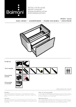 Preview for 1 page of Balmani MOON Installation Manual