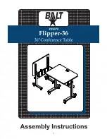 Предварительный просмотр 1 страницы Balt Flipper-36 Assembly Instructions Manual