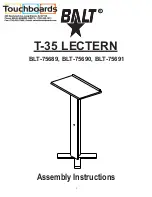 Balt T-35 Assembly Instructions preview