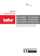 baltur BT 75 DSPG Manual User Instructions preview