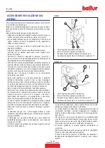 Preview for 16 page of baltur BTG 3,6 Instruction Manual For Installation, Use And Maintenance