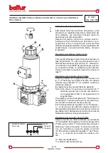 Preview for 85 page of baltur comist 36 Instruction