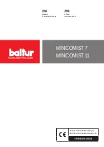 baltur Minicomist 7 Manual preview