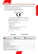 Предварительный просмотр 25 страницы baltur TBG 35 PN Manual Instructions For Use