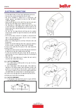 Предварительный просмотр 46 страницы baltur TBG 35 Instruction Manual For Installation, Use And Maintenance