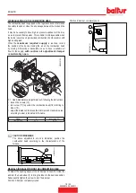 Предварительный просмотр 50 страницы baltur TBG 35 Instruction Manual For Installation, Use And Maintenance