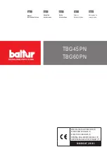 baltur TBG 45 PN Manual Instructions For Use предпросмотр