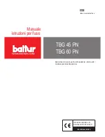 baltur TBG 45 PN Manual User Instructions предпросмотр