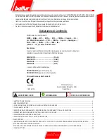 Предварительный просмотр 3 страницы baltur TBG 45 PN Manual User Instructions