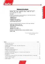 Preview for 7 page of baltur TBG 45 Use And Installation  Manual