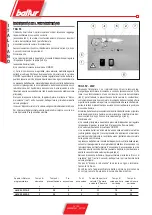 Preview for 12 page of baltur TBG 55 Instructions For Use Manual