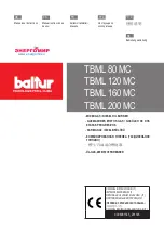 baltur TBML 80 MC Original Instructions Manual preview