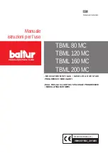 baltur TBML 80 MC User Instructions preview