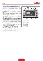 Preview for 82 page of baltur TBML 80 ME Instruction Manual For Installation, Use And Maintenance