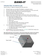 Предварительный просмотр 20 страницы Band-it IT7000 User Manual