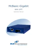 Preview for 1 page of B&B Electronics McBasic-Gigabit Operation Manual