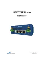 B&B Electronics SPECTRE User Manual предпросмотр