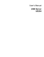 B&B Electronics UE204 User Manual preview