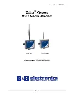 B&B Electronics Zlinx Xtreme ZXT9-RM User Manual preview