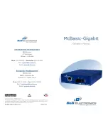 B&B McBasic-Gigabit Operation Manual preview