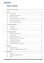 Preview for 3 page of BANDELIN SONOREX TECHNIK HA 40 Operating Manual