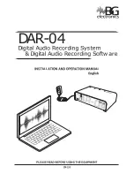 Предварительный просмотр 1 страницы B&G DAR-04 Installation And Operation Manual