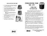 B&G PTT Operating Instructions preview