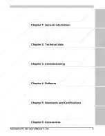 Preview for 3 page of B&R Industries Automation PC 620 User Manual