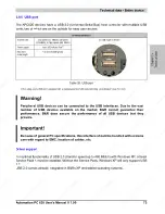 Preview for 73 page of B&R Industries Automation PC 620 User Manual