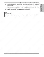 Preview for 443 page of B&R Industries Automation PC 620 User Manual