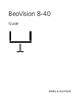 Preview for 1 page of Bang & Olufsen BeoVision?8-40? Manual