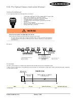 Preview for 1 page of Banner K30 Pro Instruction Manual