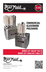 Bar Maid GP-100 Manual preview