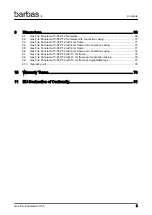 Предварительный просмотр 5 страницы barbas 70-55 PF2 Installation And Maintenance Manual