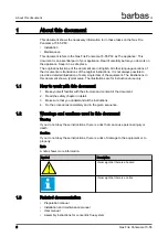 Предварительный просмотр 6 страницы barbas 70-55 PF2 Installation And Maintenance Manual