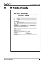 Предварительный просмотр 81 страницы barbas 70-55 PF2 Installation And Maintenance Manual