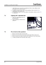 Предварительный просмотр 30 страницы barbas Cuatro-7 75-60 Installation And Maintenance Manual