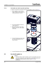 Предварительный просмотр 38 страницы barbas Cuatro-7 75-60 Installation And Maintenance Manual