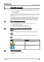 Предварительный просмотр 5 страницы barbas Unilux-7 67 User Manual