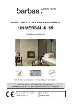 barbas UNIVERSAL-6 65 Instructions For Use & Maintenance Manual preview